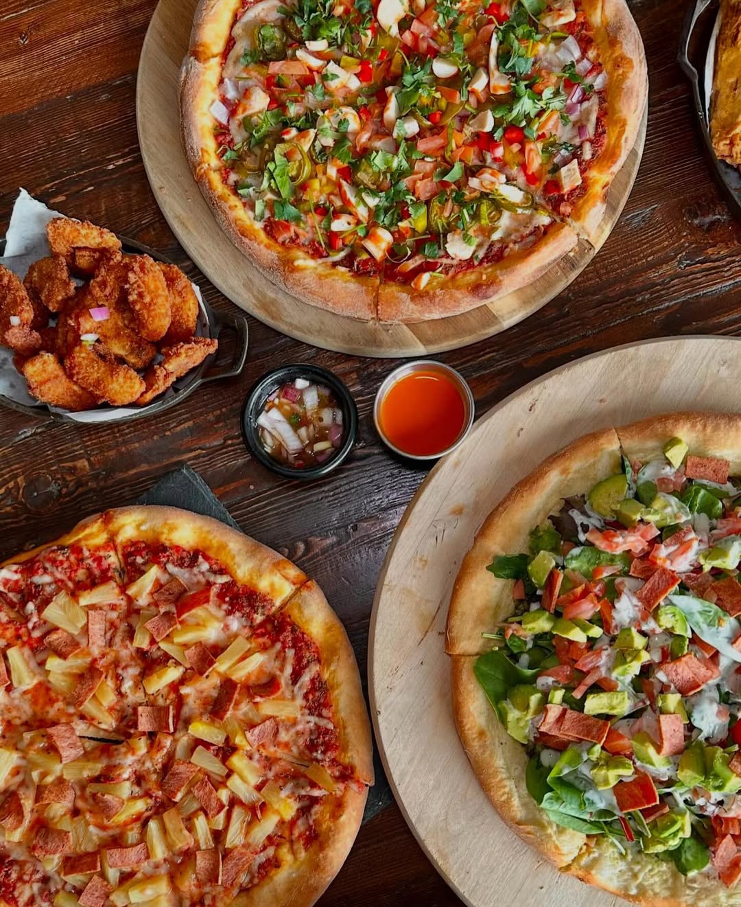 Julie Goes Green vegan pizzas